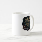 Mug Imaginaire Whimsigoth - Forêts mystiques, Lunes et (Devant droit)