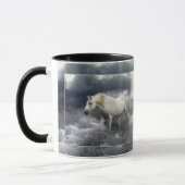 Mug Imaginaire White Horse & Ocean Surf Cadeaux (Gauche)