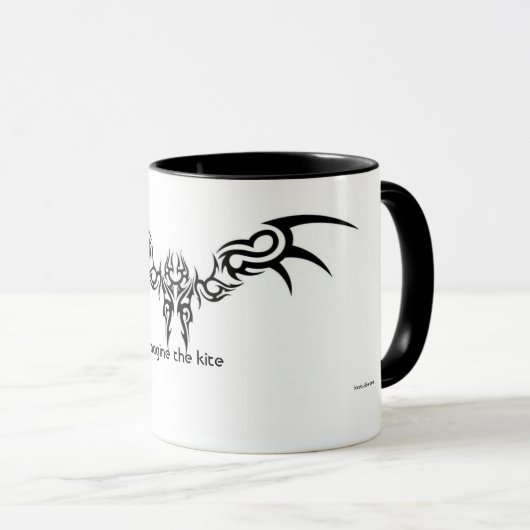 Mug imaginez le cerf-volant (Devant droit)