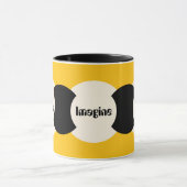 Mug Imaginez le logo jaune (Centre)