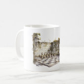 Mug Imaginez Rêve Croire Échiquier Géant (Devant gauche)
