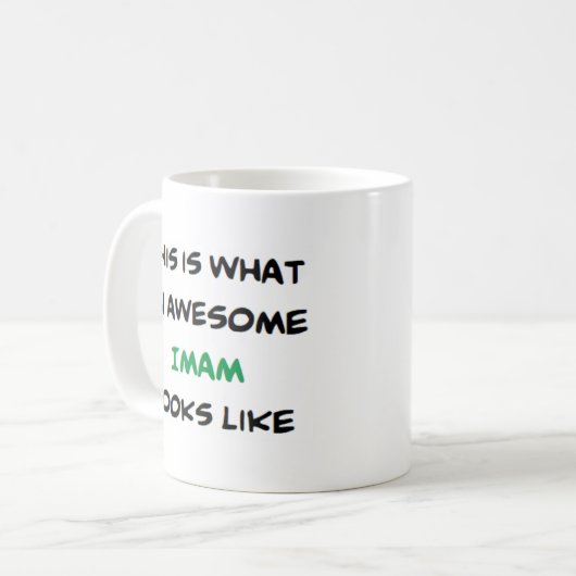 Mug imam, génial (Devant gauche)