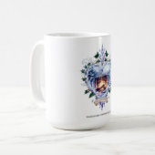 Mug Imbolc Candle Veil T-Shirt | Veiled Rebirth Flame (Devant gauche)