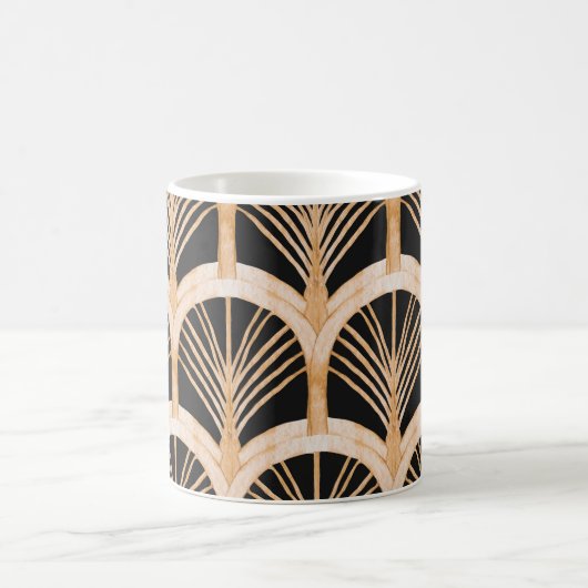 Mug Imitation or : aquarelle art déco. (Centre)