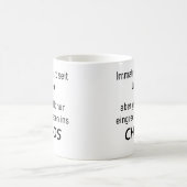 Mug "Immatriculé dans le chaos" (Centre)