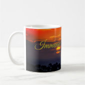 Mug Immense Gratitude Sunset Beach Inspiré (Gauche)