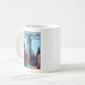 Mug Immeuble en fer plat New York (Devant gauche)