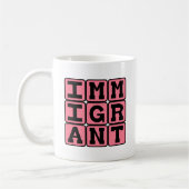 Mug Immigrant, visiteur étranger (Gauche)