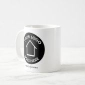 Mug Immobilier Société Ajouter Votre Logo Realtor Pers (Devant gauche)