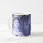 Mug Impératrice Elisabeth d'Autriche chevaux - à des (Devant gauche)