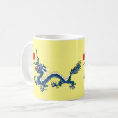 Mug Imperial Blue Dragon Asie Drapeau Culture Design (Devant gauche)