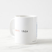Mug Importer cette Musique (Devant gauche)