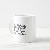 Mug importer des pandas (Devant gauche)