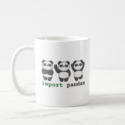 Mug importer des pandas (Gauche)