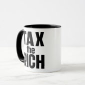 Mug Imposer Les Riches (Devant gauche)