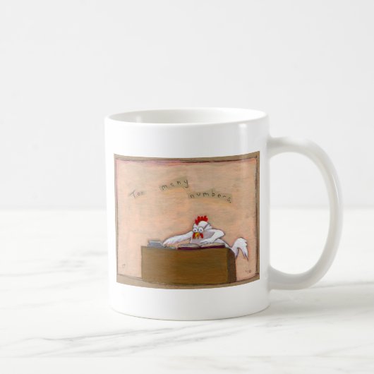 Mug Imposez l'art idiot d'amusement de nombres de (Droite)