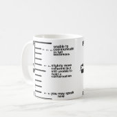 Mug Impossible de communiquer les lignes de remplissag (Devant gauche)