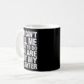 Mug Impossible de dire quoi faire Fille Pères Papa (Devant gauche)