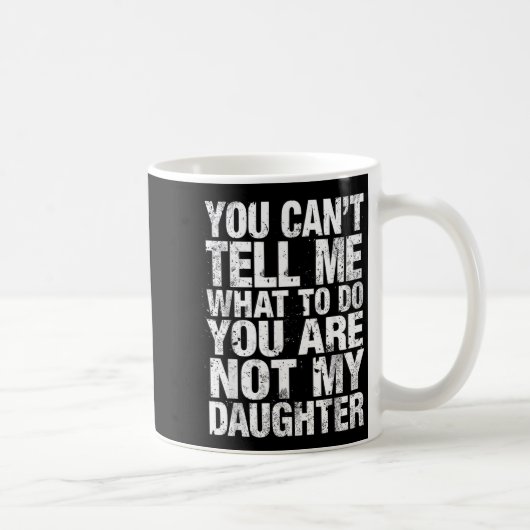 Mug Impossible de dire quoi faire Fille Pères Papa (Droite)