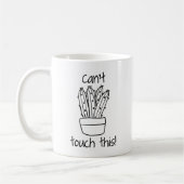 Mug Impossible de toucher ceci (Gauche)
