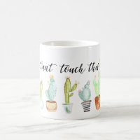 Impossible de toucher ceci | Aquarelle de Cactus