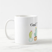 Mug Impossible de toucher ceci | Aquarelle de Cactus (Gauche)