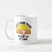 Mug Impossible de travailler aujourd'hui Mon bras est (Gauche)