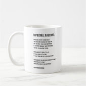 Mug Impossible N'Est Rien, Gym, Hustère, Succès, Grind (Gauche)