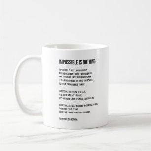 Mug Impossible N'Est Rien, Gym, Hustère, Succès, Grind