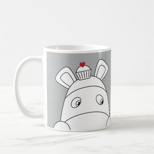 Mug Impossimals® pur - grand gris (Gauche)