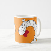 Mug Impossimals® pur - orange visqueuse (Devant droit)