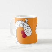 Mug Impossimals® pur - orange visqueuse (Devant gauche)