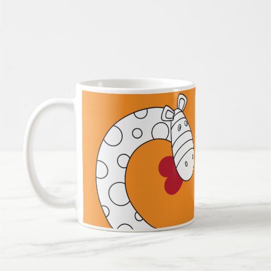 Mug Impossimals® pur - orange visqueuse (Gauche)