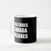 Mug Impôts des États-Unis Canada (Devant gauche)