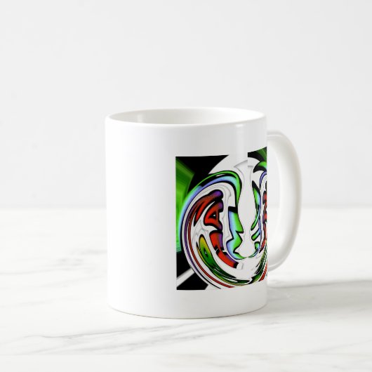 Mug Impression Abstrait Face Hakuna Matata (Devant droit)