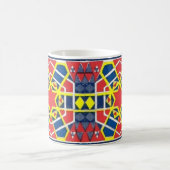 Mug impression abstraite colorée (Centre)