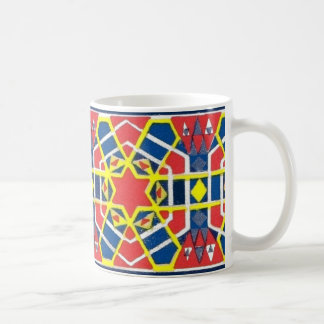Mug impression abstraite colorée