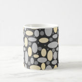 Mug Impression abstraite de cercles à pois rétro vinta (Centre)