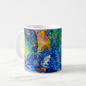 Mug Impression Abstraite dynamique (Devant gauche)