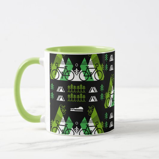 Mug Impression actuelle sur le thème du vélo (Gauche)