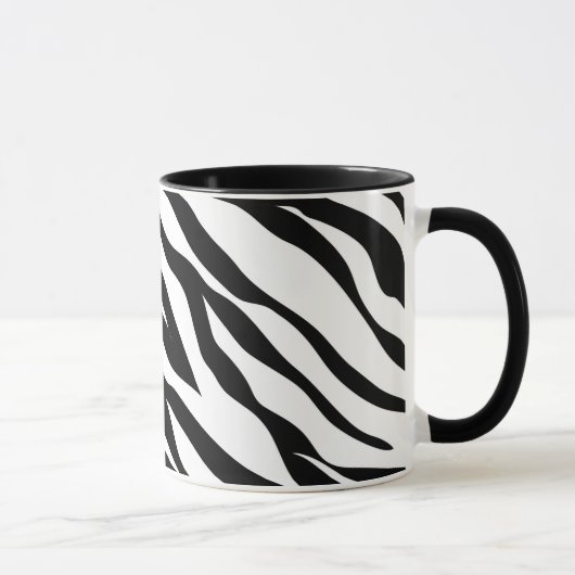 Mug Impression animale - zèbre (Droite)