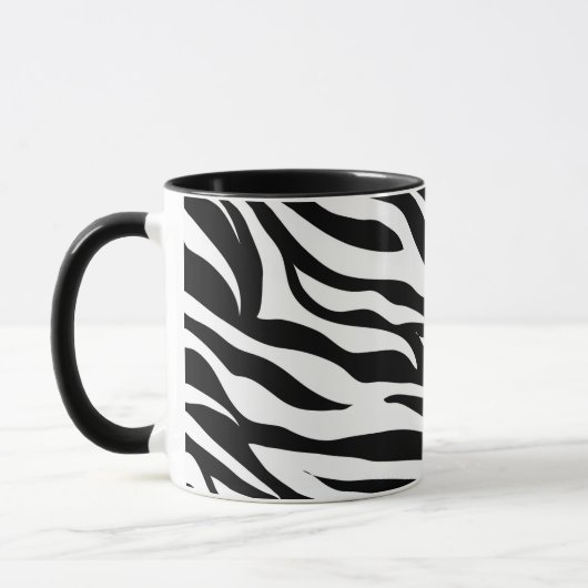 Mug Impression animale - zèbre (Gauche)