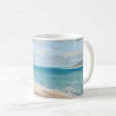 Mug Impression artistique de plage matinale côtière se (Devant droit)