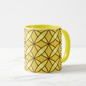 Mug Impression atomique moderne du milieu du siècle -  (Devant droit)