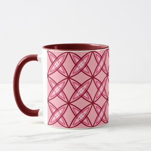Mug Impression atomique moderne du milieu du siècle -  (Gauche)