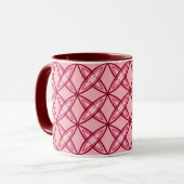 Mug Impression atomique moderne du milieu du siècle -  (Devant gauche)