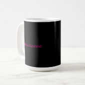 Mug Impression avant et arrière Halloween Couleur rose (Devant gauche)