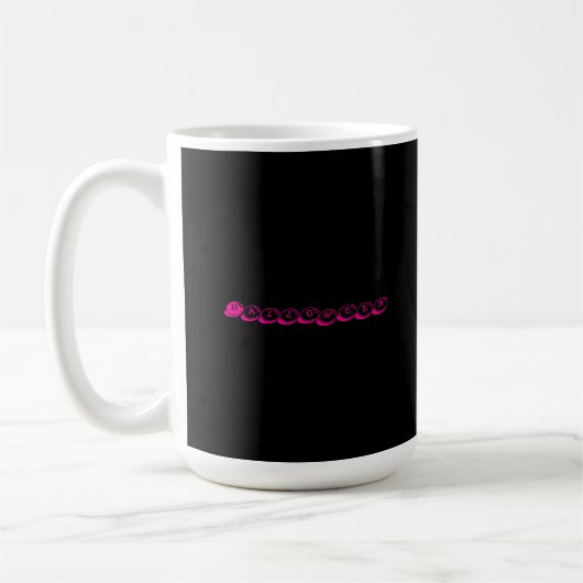 Mug Impression avant et arrière Halloween Couleur rose (Gauche)