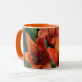 Mug Impression botanique diurne, Photographie canadien (Devant gauche)