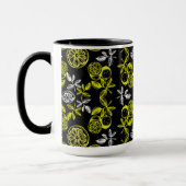 Mug Impression botanique vintage de citron agrume (Gauche)